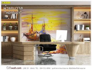 Wallpaperติดผนังสั่งพิมพ์ ลายภาพวาด