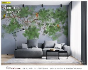 Wallpaperติดผนังสั่งพิมพ์ ภาพวาดสวนสวยๆ