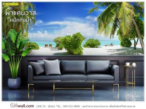 ภาพวอลเปเปอร์แคนวาส ลายทะเลสวยๆ