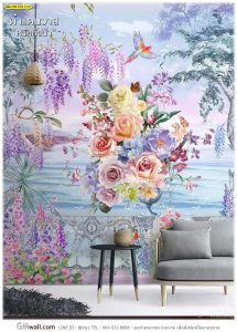 วอลเปเปอร์ดอกไม้สีสันสดใส