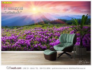 วอลเปเปอร์ติดผนังภาพถ่ายดอกไม้