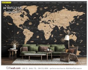 วอลเปเปอร์ลายแผนที่