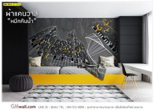 วอลเปเปอร์ติดผนังภาพตึก เมือง