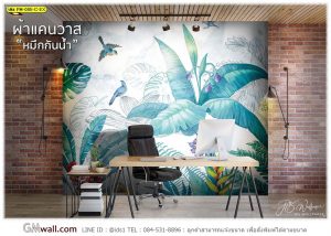 ภาพติดผนังห้องทำงาน ลายสวนป่า