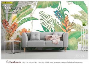 วอลเปเปอร์แต่งห้องสวยๆ ลายสวน ป่า
