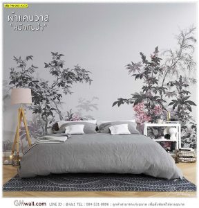 วอลเปเปอร์แต่งห้องสวยๆ ลายสวน ป่า เรียบๆ