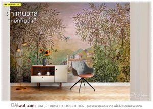 ภาพติดผนังผ้าแคนวาสลายสวนป่า