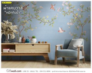 วอลเปเปอร์ติดผนังห้องภาพดอก