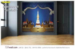 วอลเปเปอร์ห้องพระ ลายช้าง
